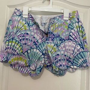 Lilly Pulitzer Oh Shello Buttercup Knit shorts size 0